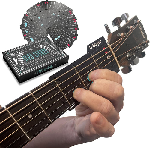 Guitar Chord Cards – Deluxe Starter Set with Case