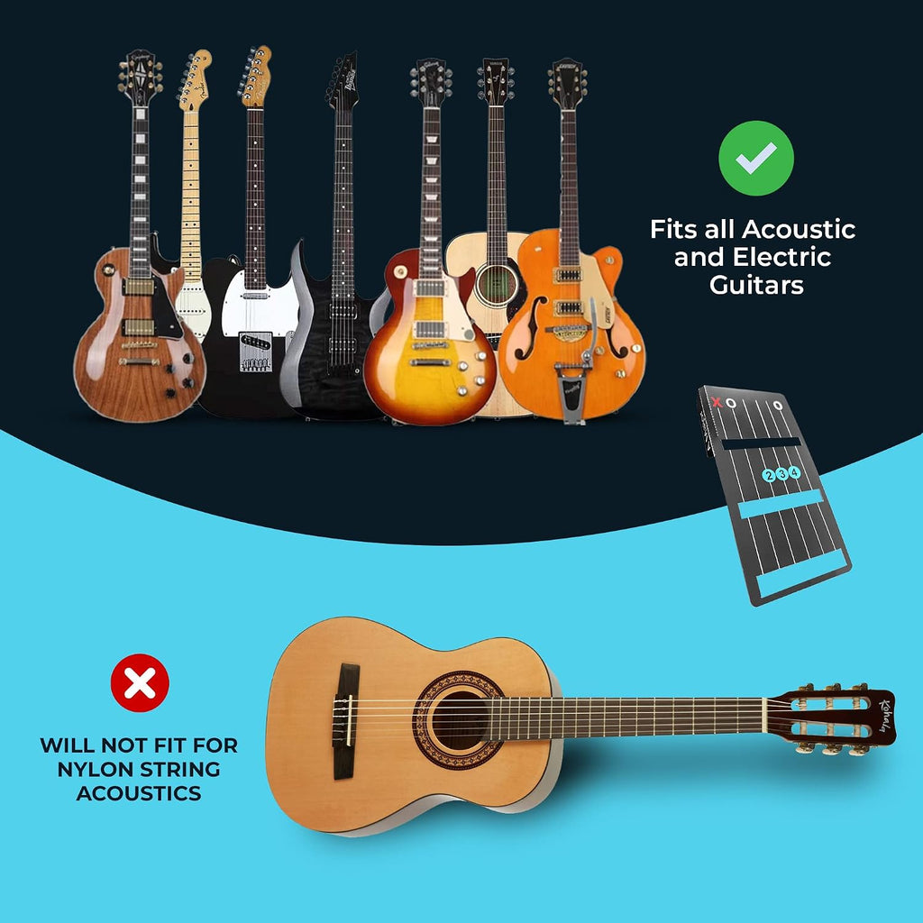 Guitar Chord Cards – Deluxe Starter Set with Case
